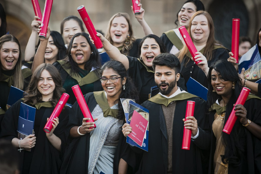 Recent University of Edinburgh Business School graduates